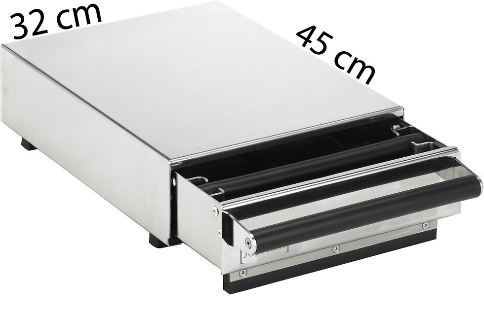 Miniature : Knock Box Drawer - Stainless Steel