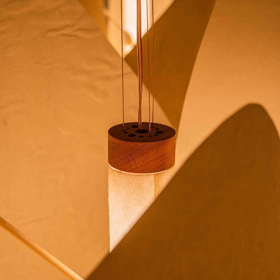 The three dancers - Curves of Life hanging lamps - Steen Higham & Bastian Higham - Copenha