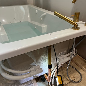 Installation the Bathtub 