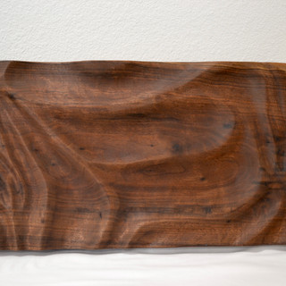 Carved Walnut Serving Slab - SOLD