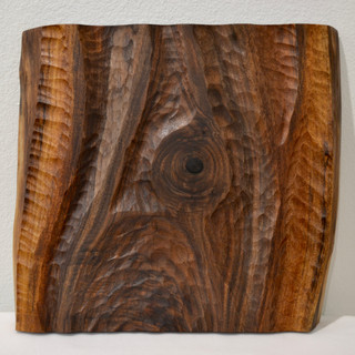 Carved Walnut Serving Slab - SOLD