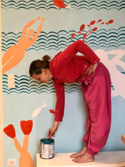 Fresque - céline Julien-Vauzelle
