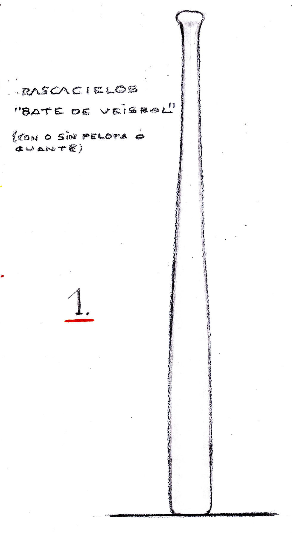 Rascacielos bate de veisbol 001