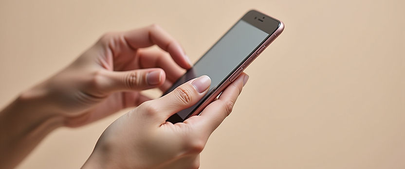 main tenant un smartphone