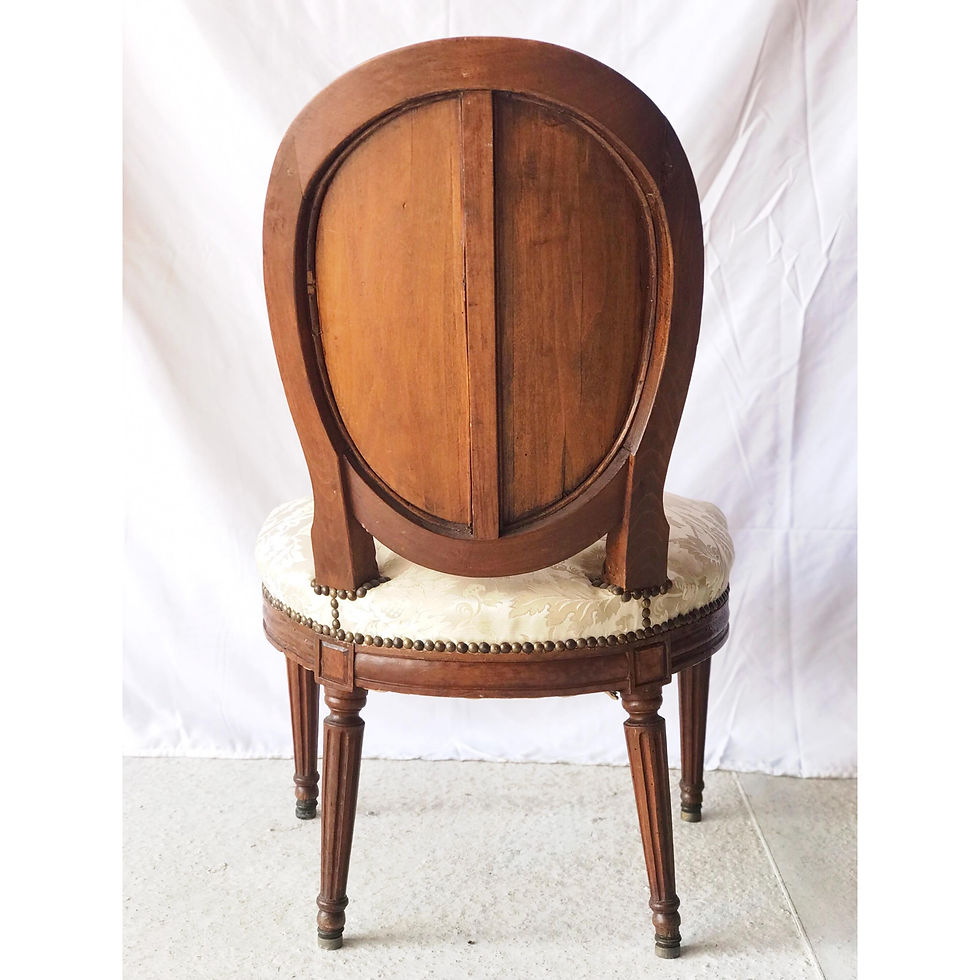 Miniature : Chaise de style Louis XVI