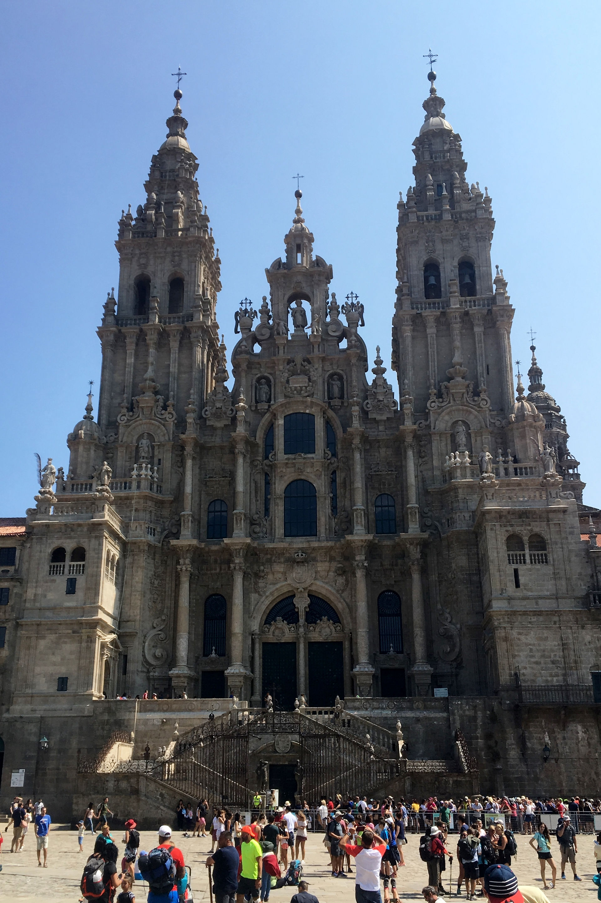 This is the Cathedral in Santiago de Compostela.