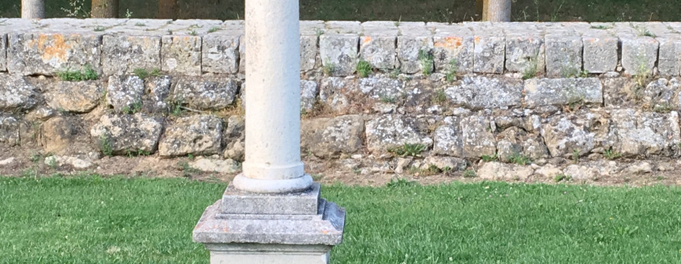 This was a marker outside the Real Monasterio San Zoilo.