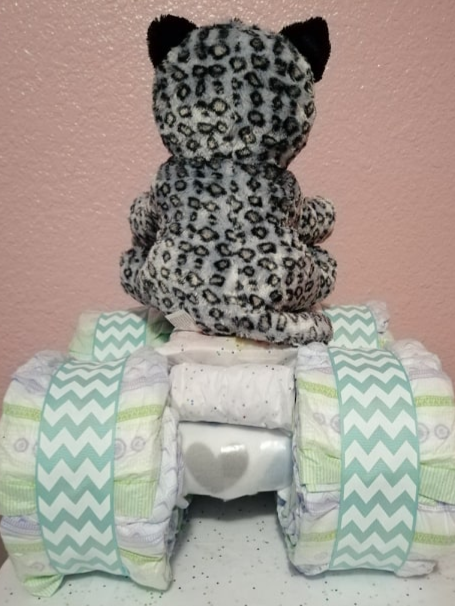 Thumbnail: Diaper Cake 4 Wheeler (Boy)