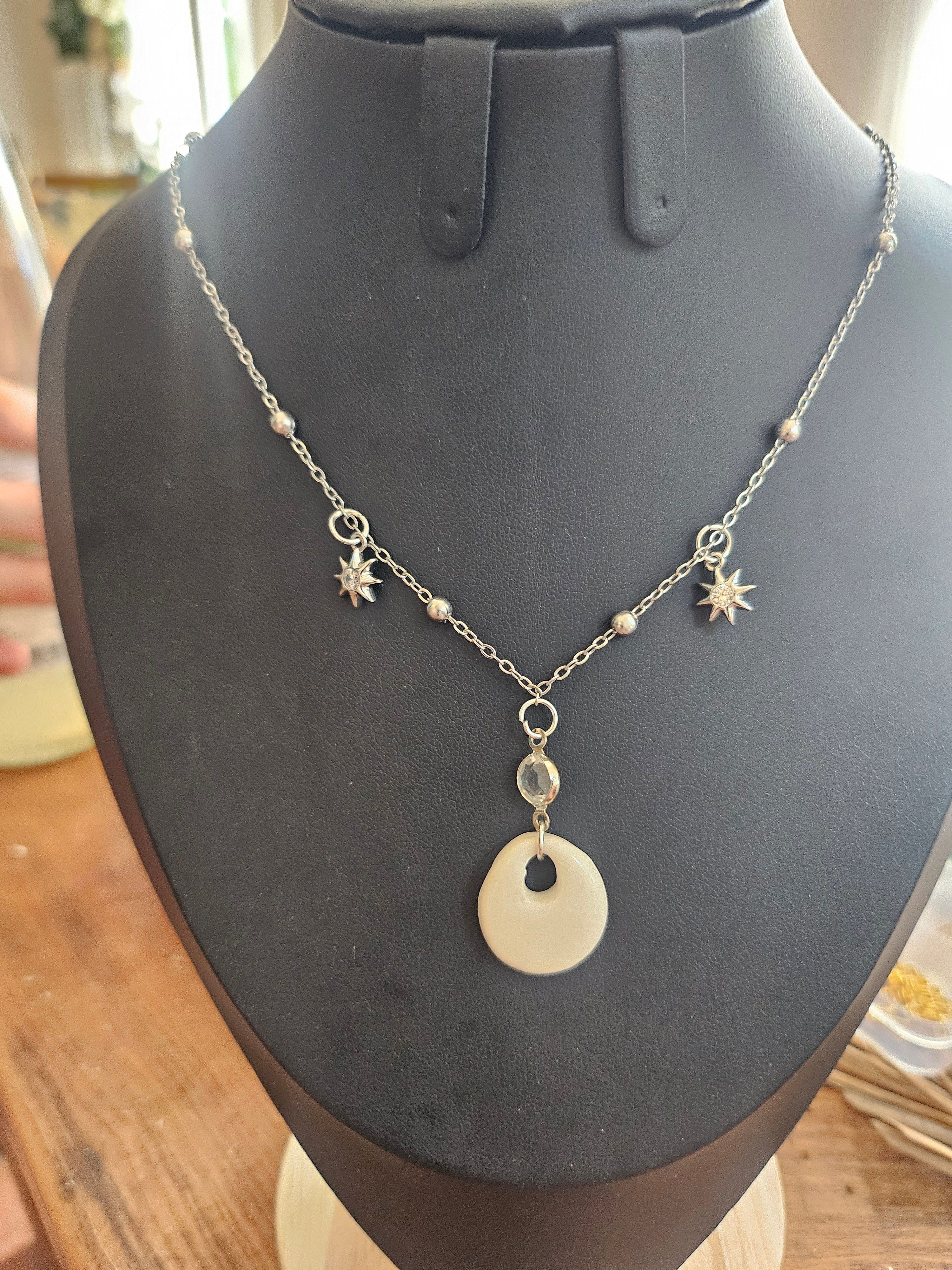 Collier porcelaine
