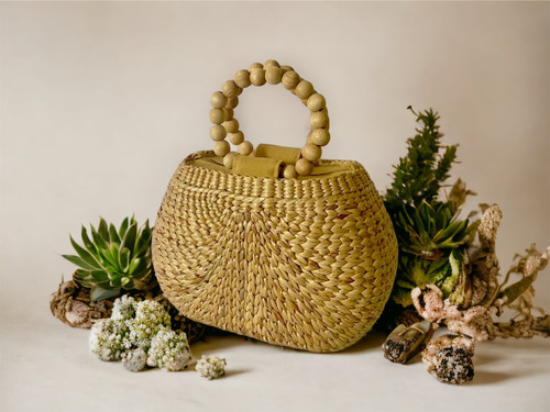 Water Hyacinth Handmade Bag (A1) | Lova Thai