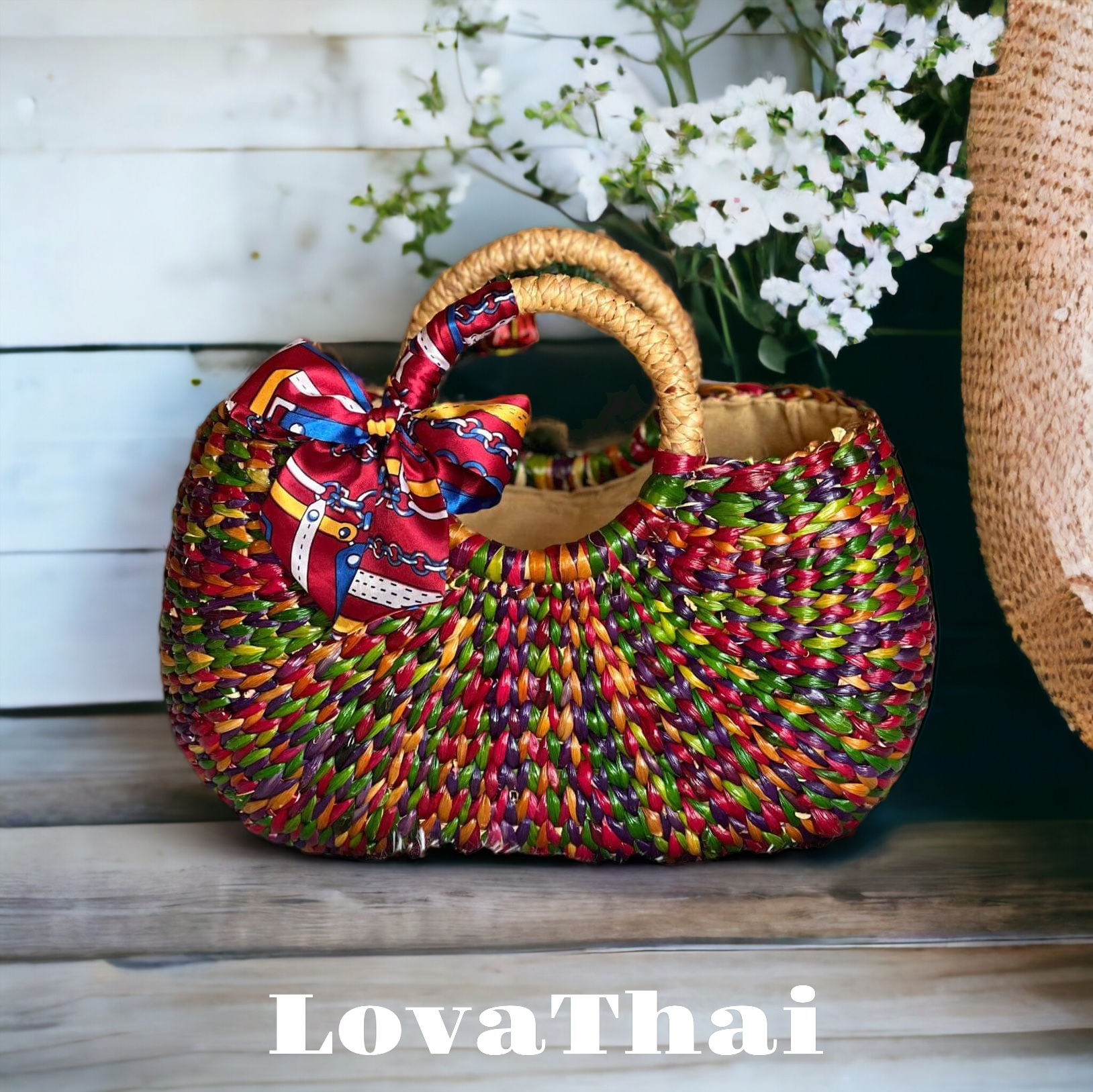 Water Hyacinth Handmade Candy Bag (A6)