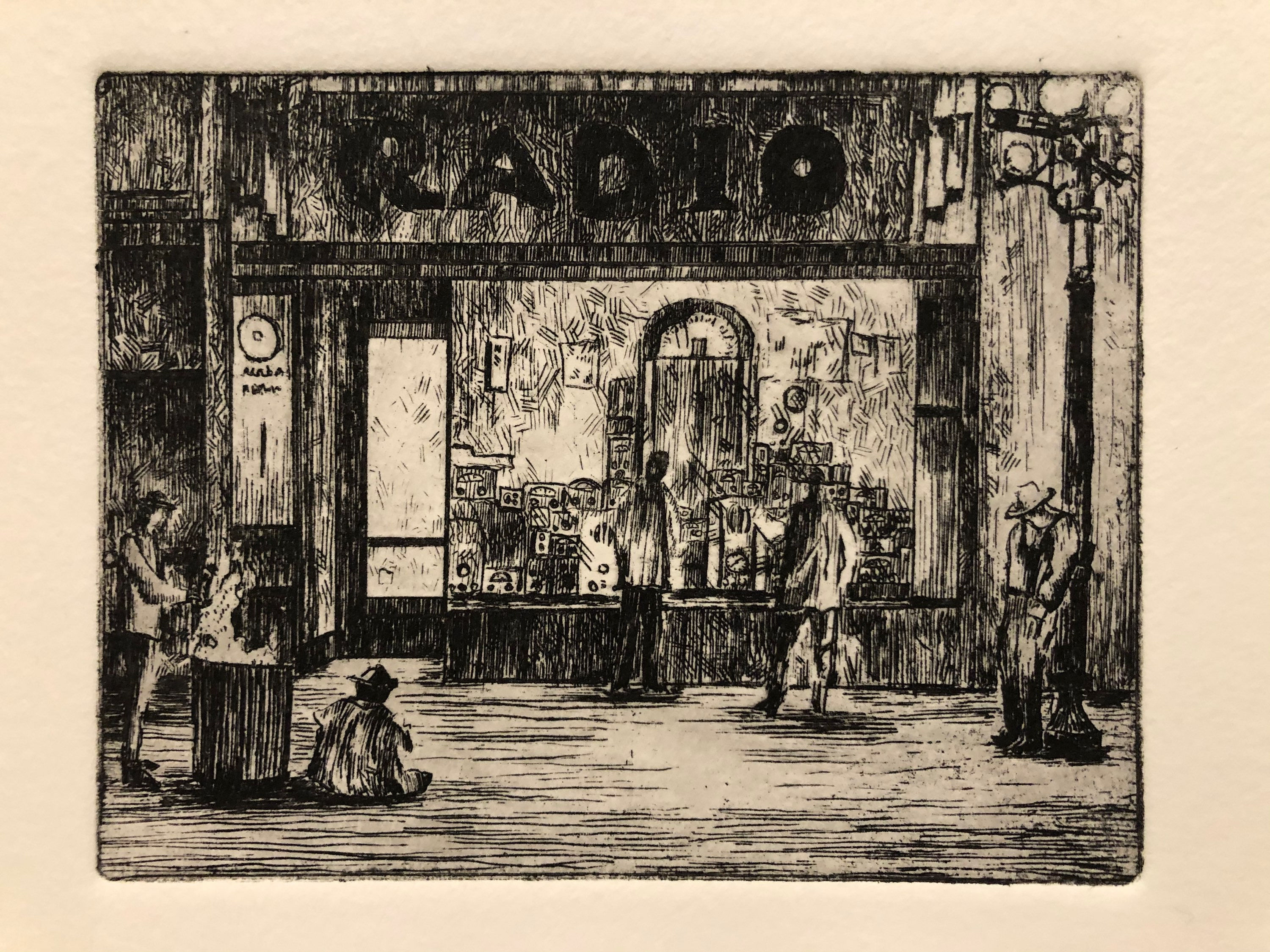 Fireside Chat (Intaglio, 2021)