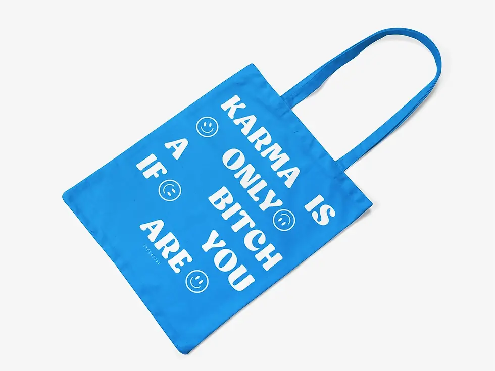 Miniatura: BOLSA DE ALGODÓN EL KARMA ES SOLO