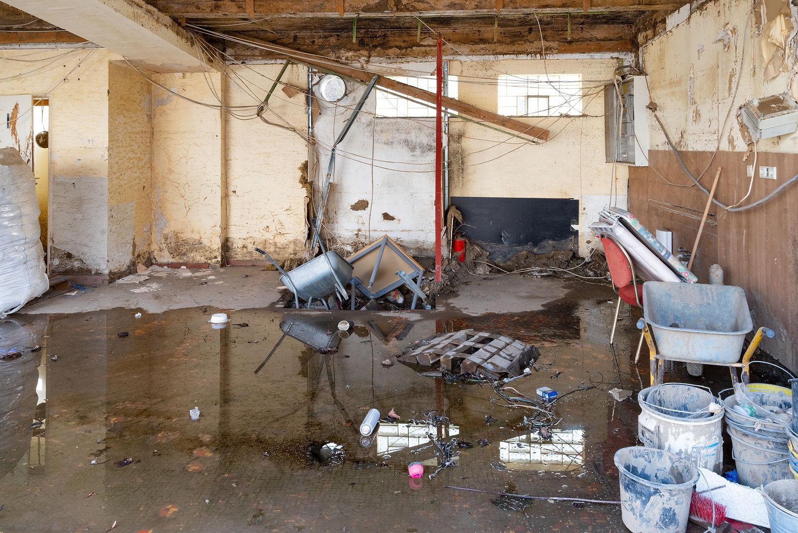 Restoration of a water damage in a house.jpg