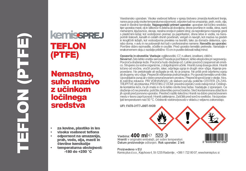 Sličica: KemisSPREJ Teflon