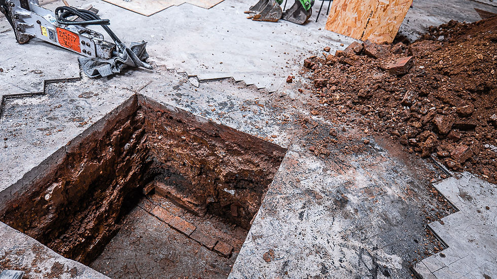 Strip-Out Contractors Birmingham Ground works foundations Moseley Baths, Library