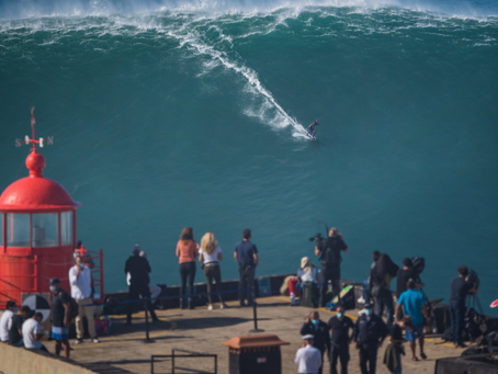 Ondas gigantes na Nazaré