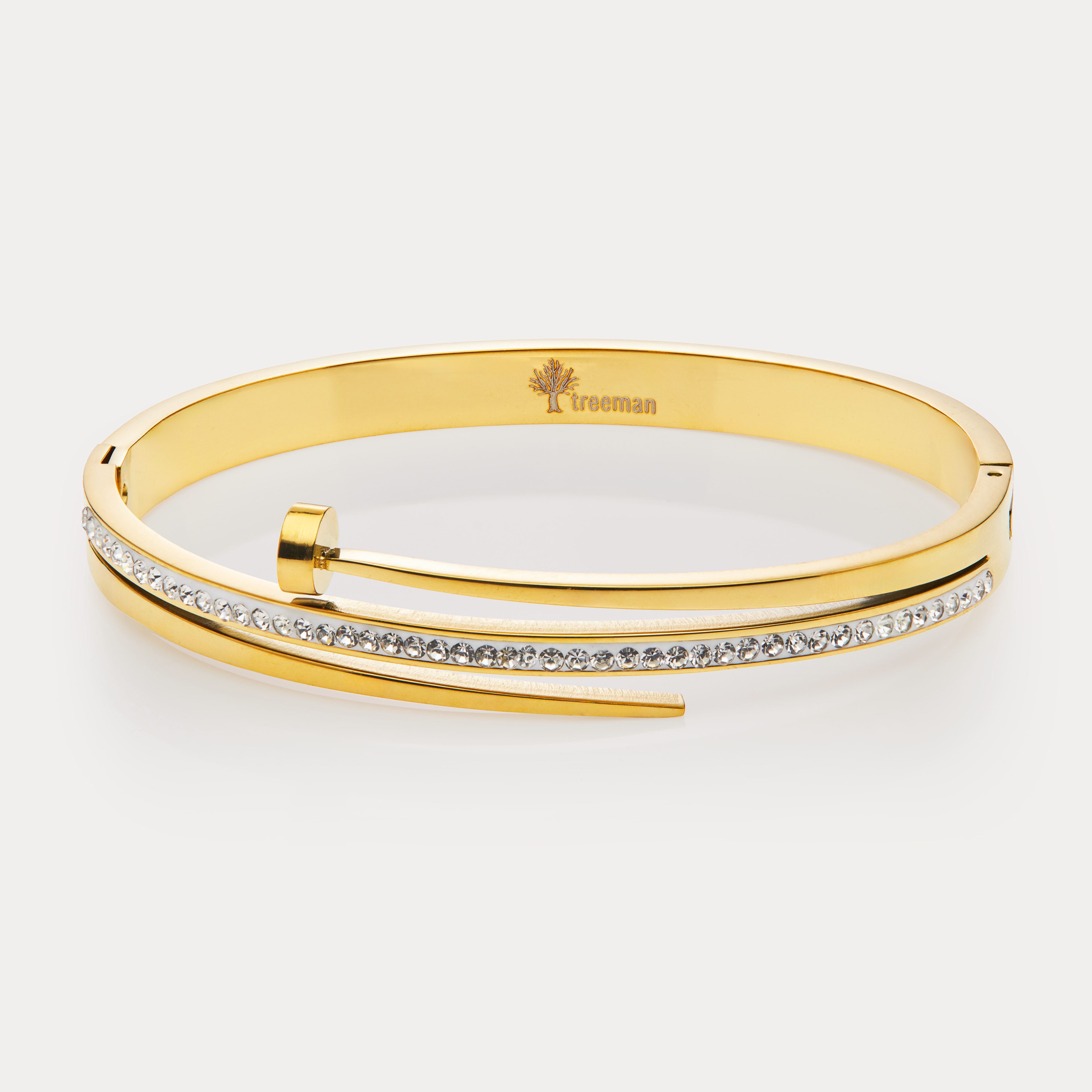 Resilience Nail Bracelet, Gold