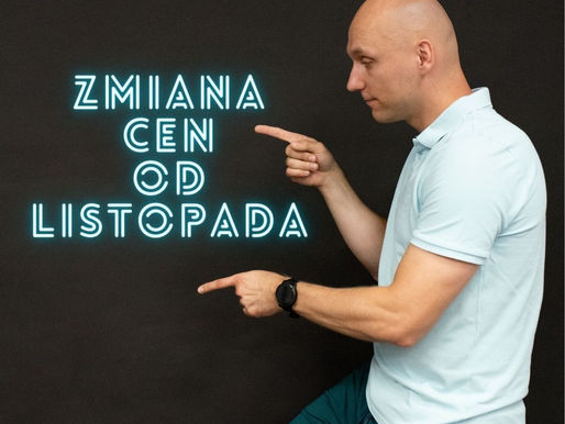 Zmiana cen od listopada 2023