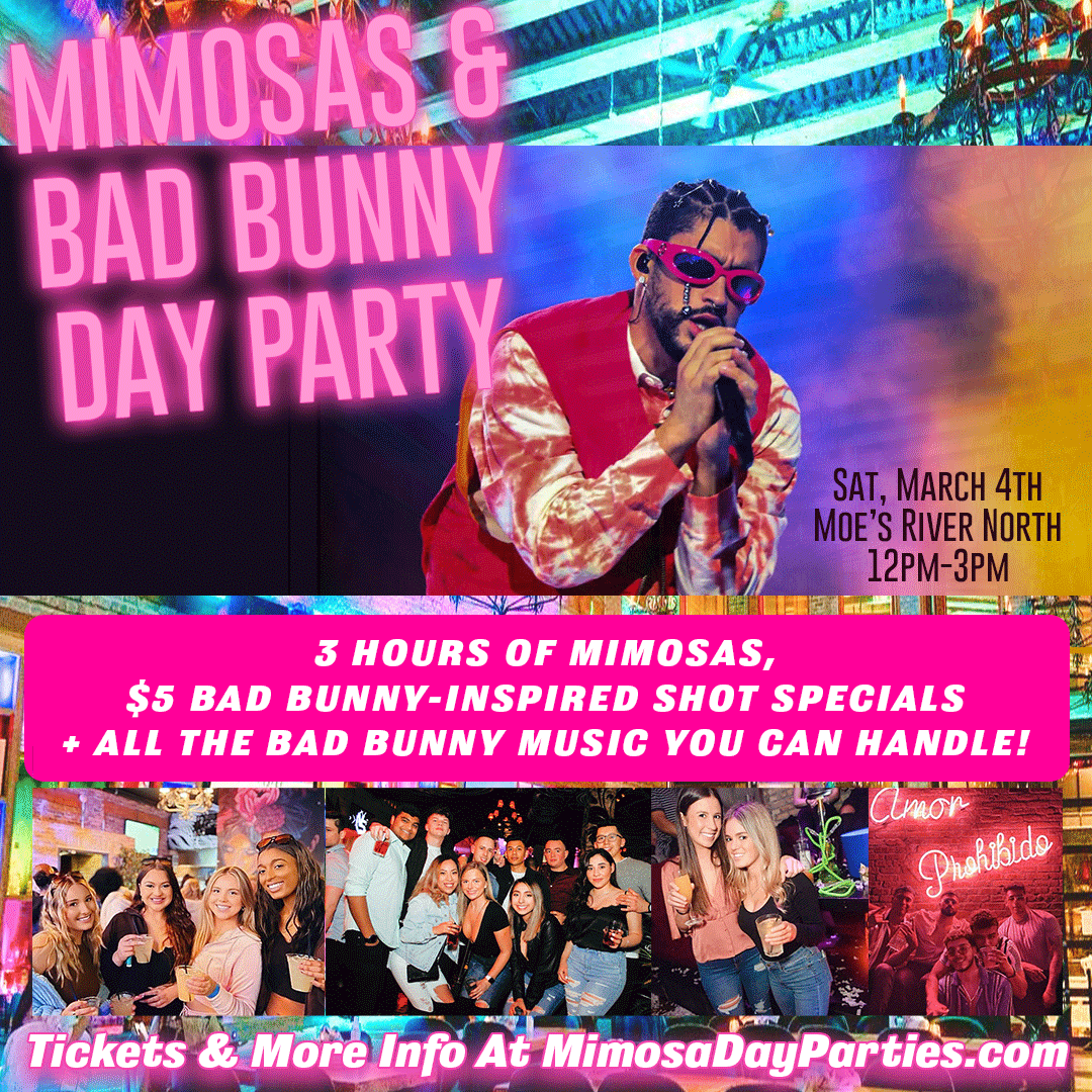 MIMOSAS & BAD BUNNY DAY PARTY Tunnel Chicago