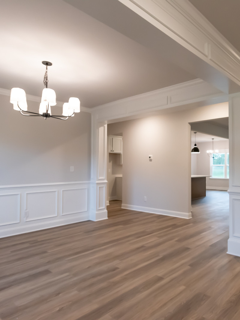 New construction home exterior