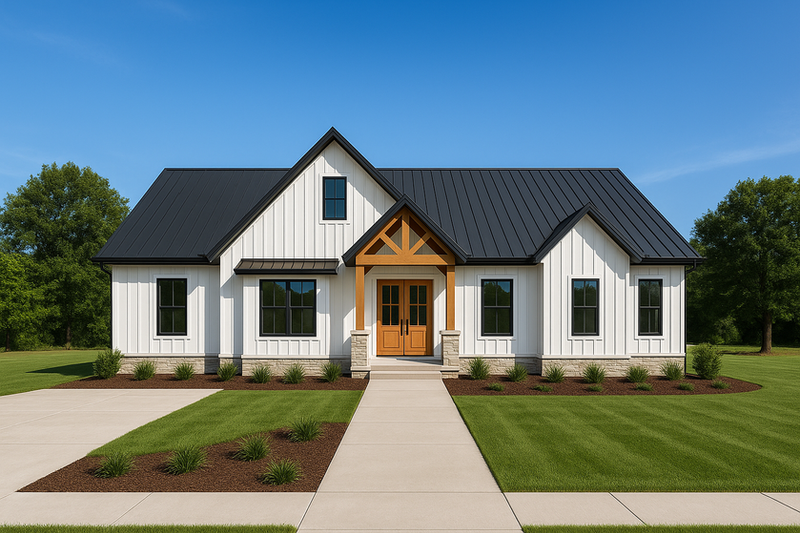 Modern farmhouse build