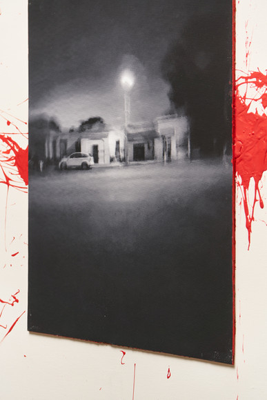 Rodrigo Cacho
Practical Joke
Pigments, Acrylic, Paper and Cardboard on Canvas
100x80cm (31.5"x39.4")
2021