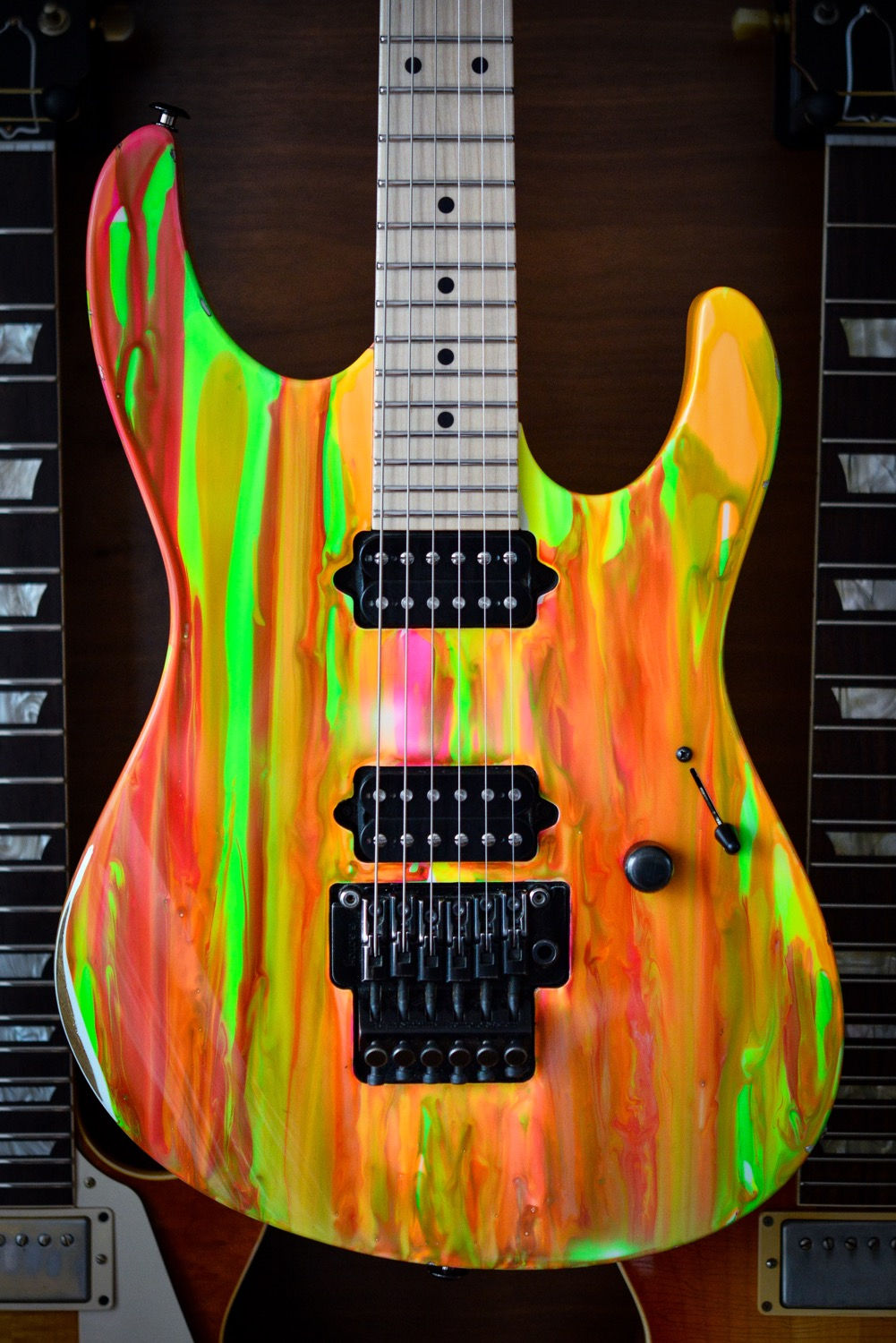 Suhr Limited 80’s Shred Modern Antique Neon Drip Aged (2012)
