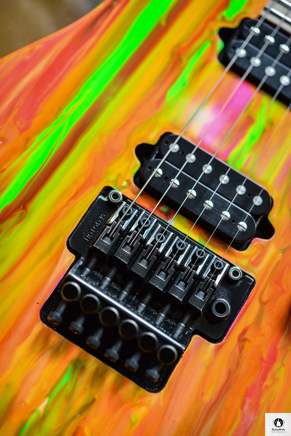 Thumbnail: Suhr Limited 80’s Shred Modern Antique Neon Drip Aged (2012)