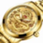 Thumbnail: Business Gift Waterproof Gold Men's Diamond Quartz Watch Classic Stainless Steel