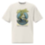 Thumbnail: Oversized Mermaid Dreams faded t-shirt