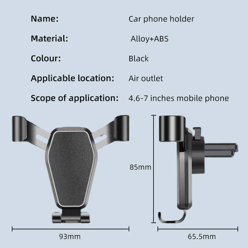 Thumbnail: Gravity Navigation Bracket for Car Air Outlet Supplies