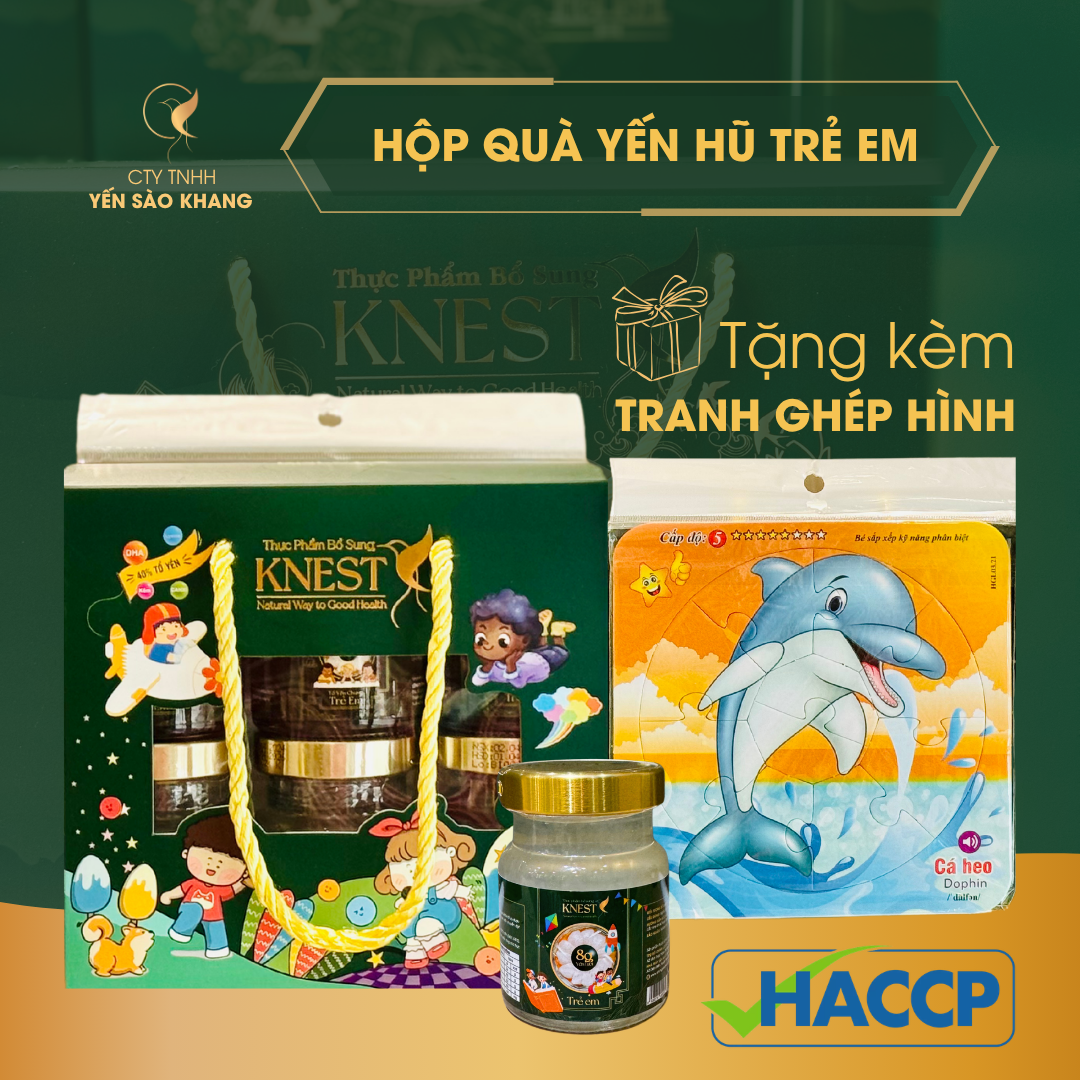 Hộp quà Yến hũ trẻ em