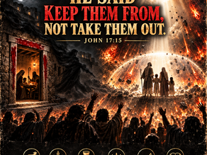 He Said Keep Them From : Not Take Them Out