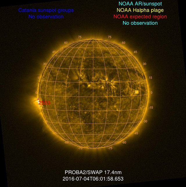 Catania Sunspots - 07042016