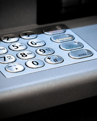 ATM Keypad Close-Up
