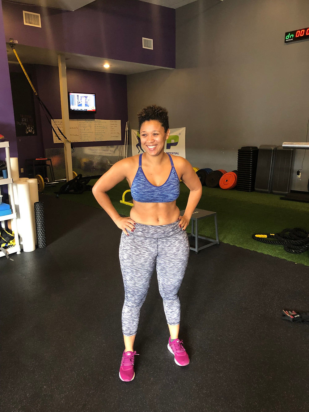 workout at Equip Fitness Gym in New Orleans