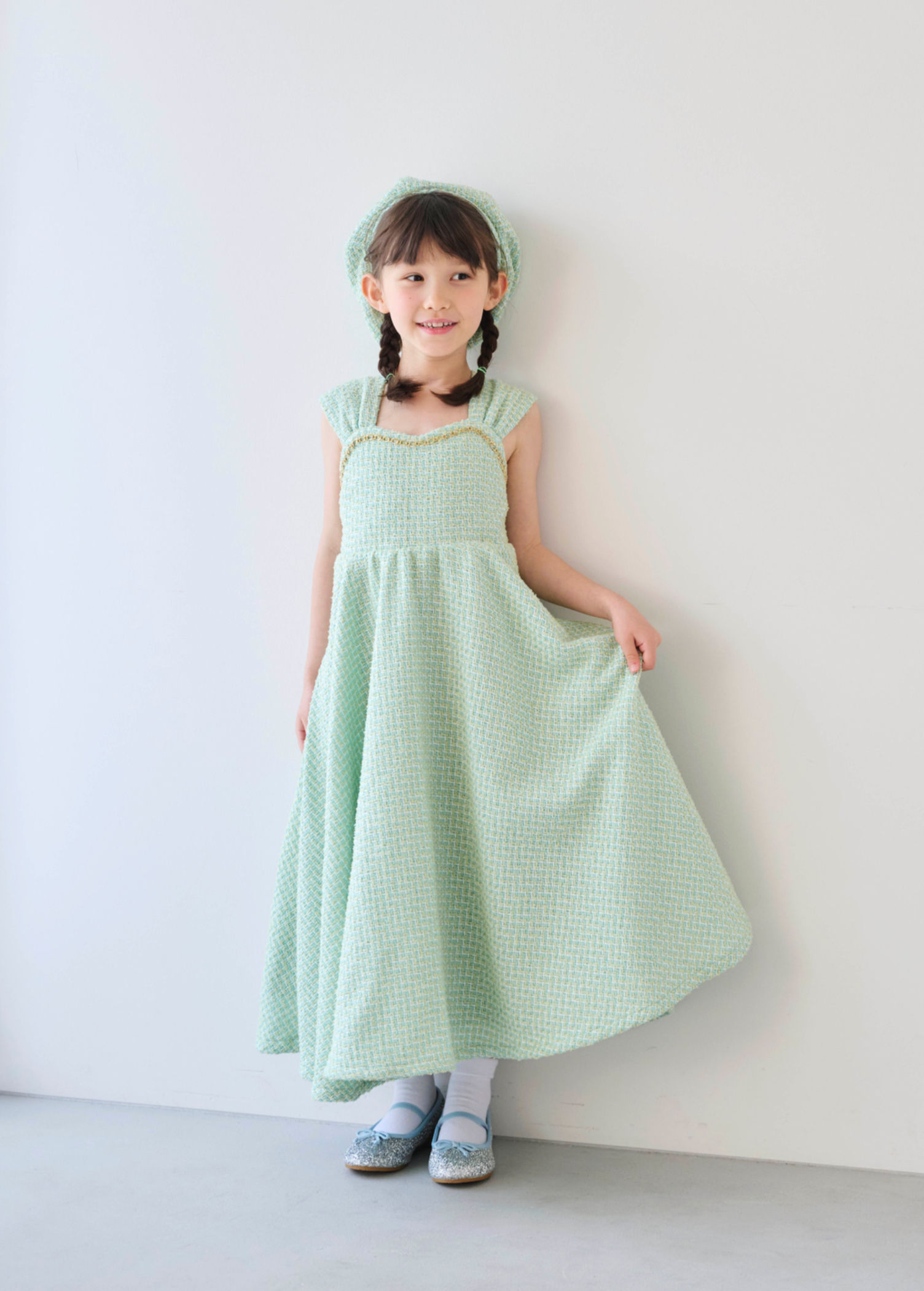 ツイードワンピースセット