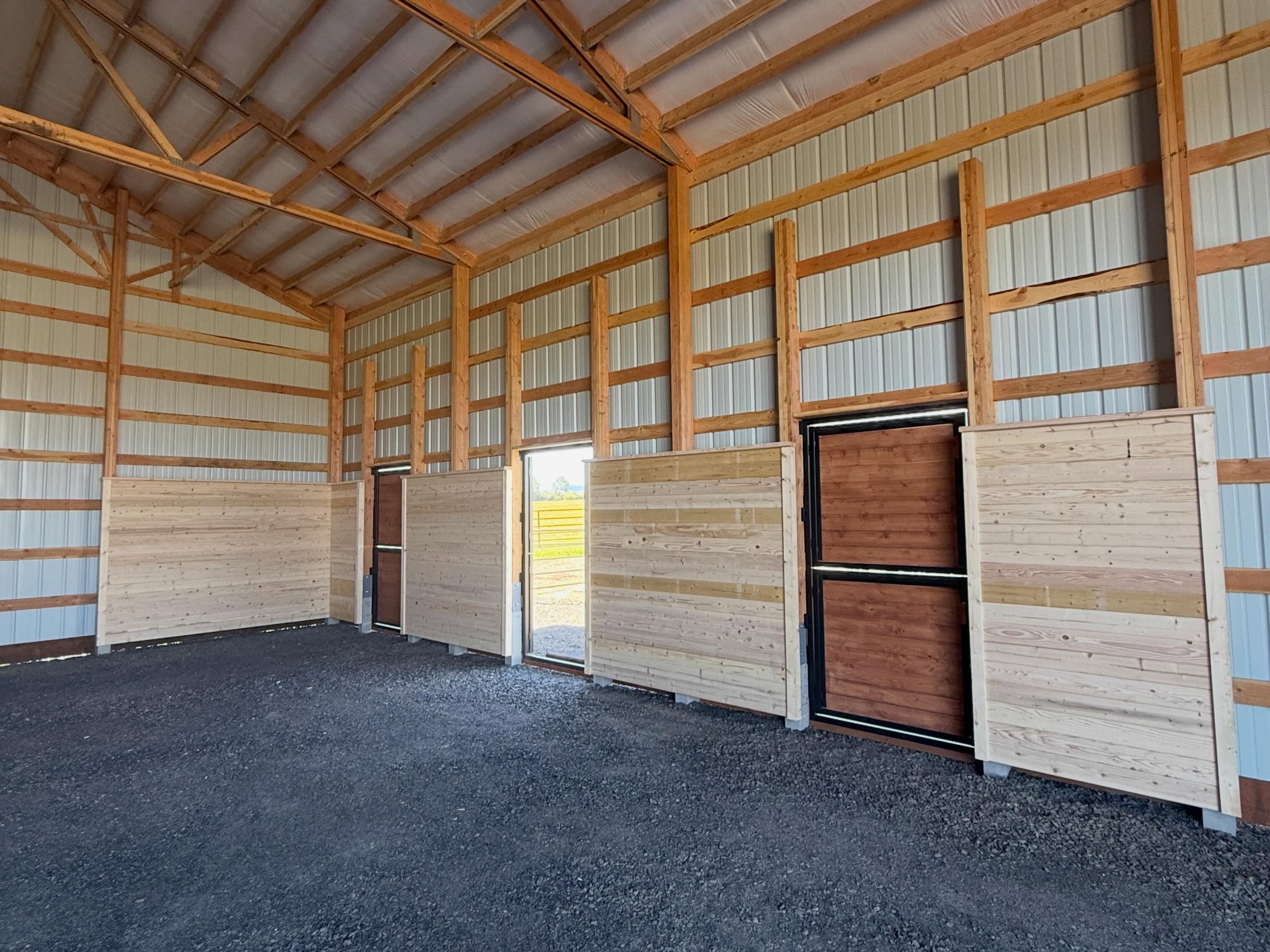 Horse Stable Wall Protection — completed project