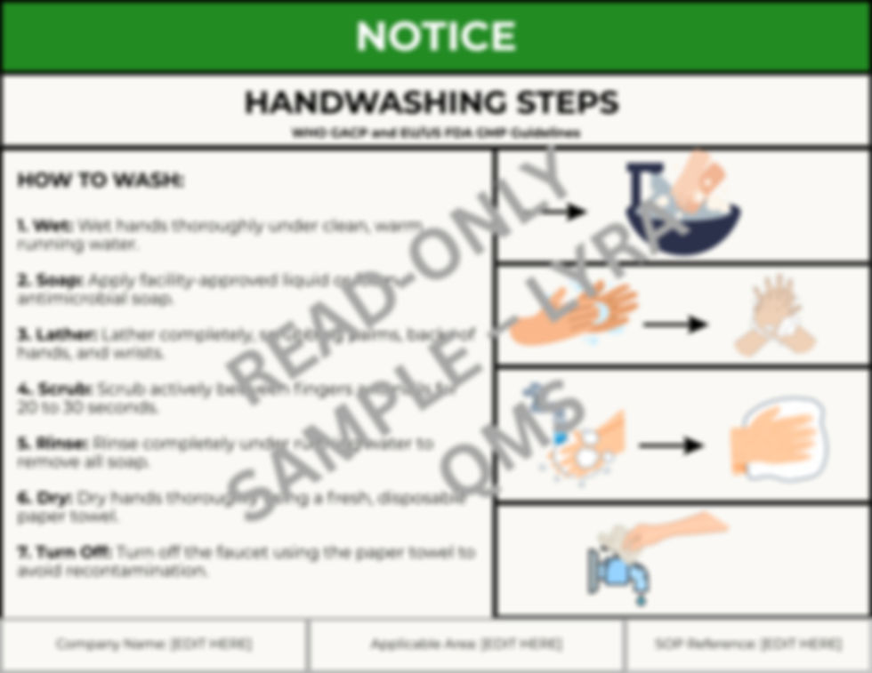 Thumbnail: Cannabis Handwashing Steps Compliance Protocol and Operational Layout