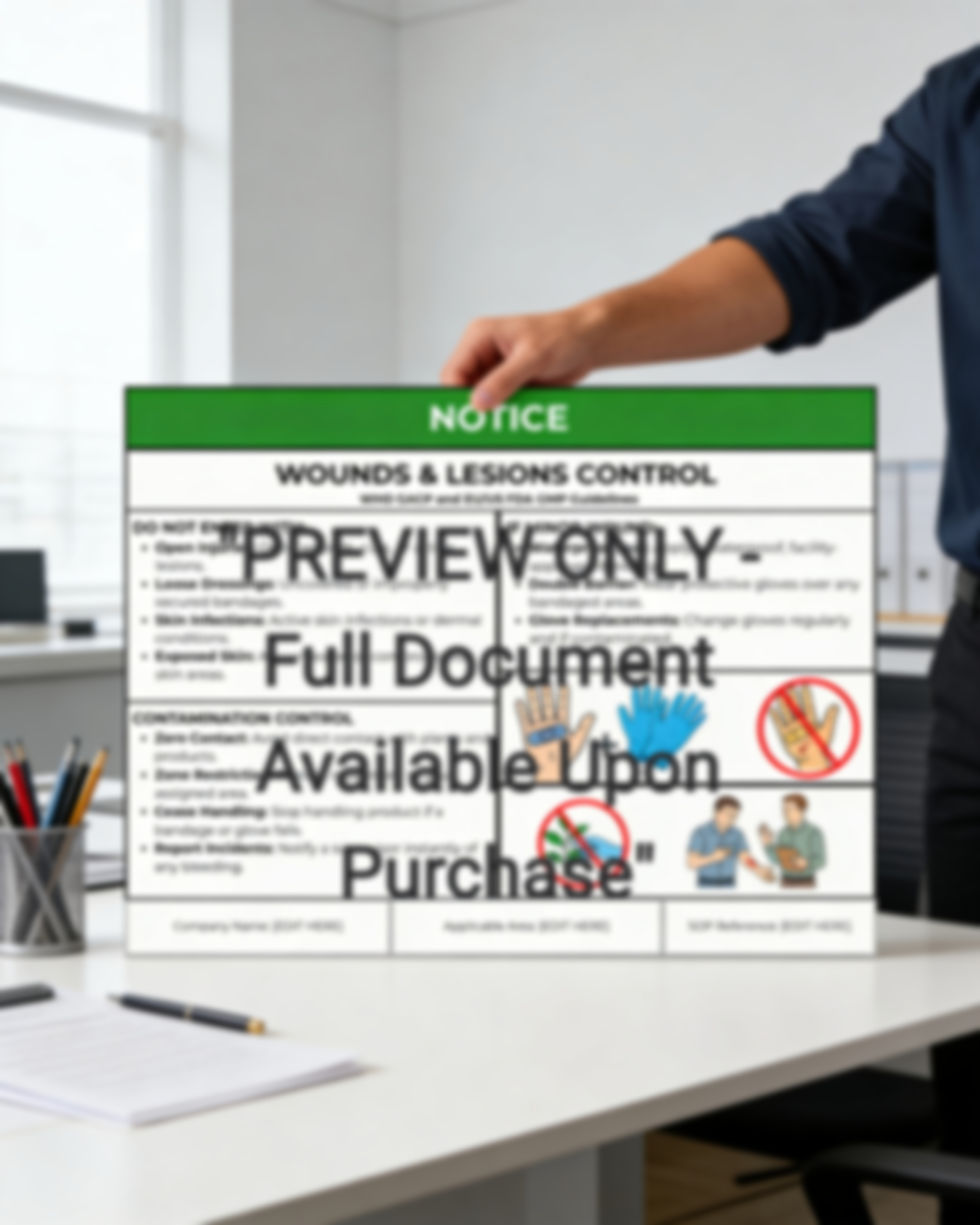 Thumbnail: Cannabis GACP/GMP Personnel Hygiene Compliance Operational Suite