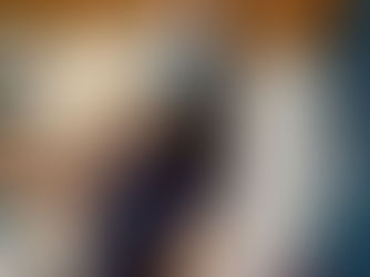 Vet Cristina with a happy dog