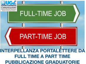 INTERPELLANZA PORTALETTERE DA FULL TIME A PART TIME 