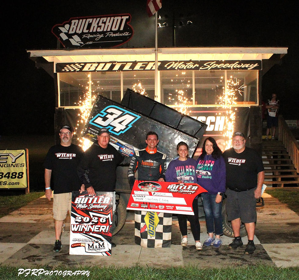 RESULTS: Butler Motor Speedway, Saturday, September 5, 2026