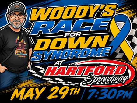 Hartford Speedway & Midwest Compacts Hosting Woody's Race for Down Syndrome Friday
