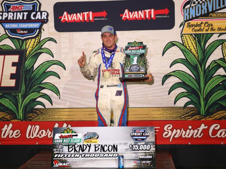 CORN BELT KING! BACON BOLTS TO KNOXVILLE GLORY ONCE MORE