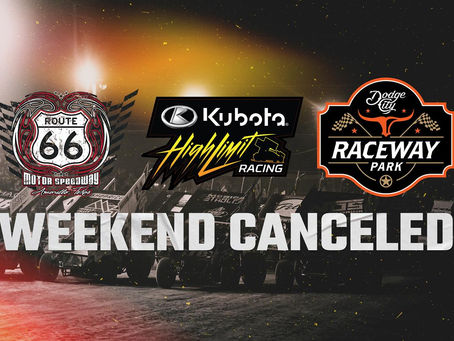 Weekend Events at Route 66 and Dodge City Canceled
