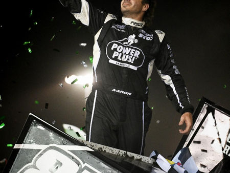 TEXAS FOREVER: Aaron Reutzel Defends Home Turf at TMS, Beats Corey Day to Win Drydene Stockyard Stampede Powered by RelaDyne