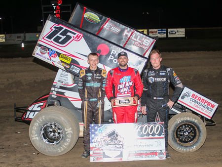 Sam Hafertepe Jr. Claims 89th American Sprint Car Series Victory in The Big One Opener at Belleville