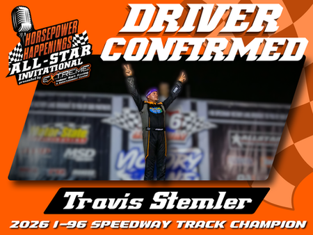 Travis Stemler Confirmed for Inaugural Horsepower Happenings All-Star Invitational